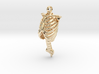 Rib Cage Pendant 3d printed 