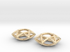 Star Of David earrings (pair) 3d printed 