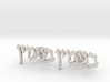 Hebrew Name Cufflinks - Binyamin 3d printed 