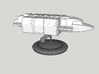 V Mothership Display Base v2 (Models to 1/64) 3d printed Application Example - Ship NOT INCLUDED