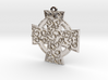 Celtic Cross With Vines Pendant 3d printed 