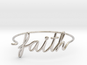 Faith Wire Bracelet 3d printed 