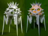Biomorphic Object #15- Lantern 3d printed The image on the right shows the object with a LED candle inside it.