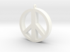 Peace Pendant 3d printed 