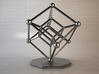 Hypercube 3d printed Available in a variety of materials