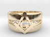 Masonic Ring, Mens size 11.5 3d printed 