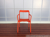 Branca Modern Designer Chair 1:12 scale 3d printed 