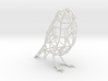 Bird wireframe (thicker wireframe) 3d printed 