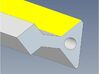 HO Scale 90 Degree Structure Corner Trim 3d printed 