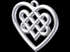 Celtic Heart Knot 3d printed Autodesk WSF Polished Render