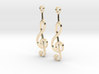 Musical Staff Earings 3d printed 