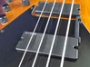 Thumbrail -fits Dean Hybrid Bass 3d printed Thumbrail on a Dean John Entwistle Hybrid in Black Strong & Flexible Plastic