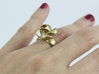 KNOT RING size 6 3d printed 
