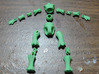 Tiny BJD Doll Twigling  3d printed parts laid out