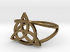 Triquetra Ring (choose size) 3d printed 