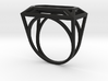 Wire Emerald Ring - US Size 08 3d printed 