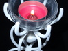 Heart in a cage tea light holder 3d printed 