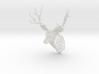 Wall deer (height 19.2cm/7.5In) 3d printed 