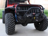 JK Winch Bumper - Gelände 2 3d printed Finished product with semi-gloss black paint and scale accessories.