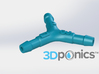 Y-Splitter (Version 2) - 3Dponics  3d printed Y-Splitter (Version 2) - 3Dponics Drip Hydroponics