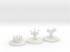 CitOW tokens (26 pcs) - crown, sword, triangle 3d printed Sample render - One of each token (sprue contains 26 tokens total)