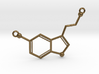 Serotonin Necklace Pednant 3d printed 