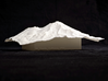 6'' Mt. Shasta, California, USA 3d printed View of 150mm model of Shasta from Dunsmuir, CA