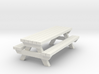 Picnic Table - Qty (1) HO 1:87 scale  3d printed 