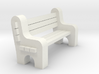 Street Bench - Qty (1) HO 87:1 Scale 3d printed 