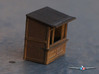 N Scale (1:160) Newsstands and Shoe Shine Stand 3d printed 