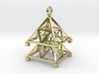 Tetrahedron Jhumka - Indian Bell earrings 3d printed 