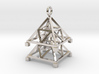 Tetrahedron Jhumka - Indian Bell earrings 3d printed 