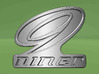 Niner bicycle front logo 3d printed 