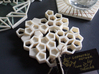 Almost Beehive - 3D Printed Geometrical Coaster 3d printed 