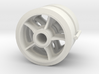 Two 1/16 scale 5 spoked M4 Sherman wheels  3d printed 