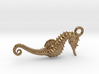 Sea horse pendant 3d printed 