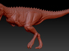 Carnotaurus 1/72 - Running 3d printed Zbrush render of sculpt