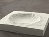 6'' Meteor Crater, Arizona, USA, Sandstone 3d printed Radiance rendering of the solid-color Sandstone model