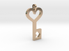Heart Key Pendant 3d printed 