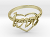 Ring Of Love 3d printed 