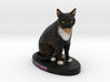 Custom Cat Figurine - Azure 3d printed 