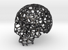 Wired Skull " Voronoï " 3d printed 