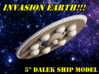 Dalek Ship "Invasion Earth" Model 5.5" 3d printed 