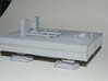 1/400 Shuttle MLP & Crawler, launch pad 3d printed A three-quarter view showing the deck details. Primer-grey finish.
