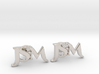 Monogram Cufflinks JSM 3d printed 