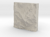 3''/7.5cm Mt. Blanc, France/Italy, Sandstone 3d printed 