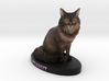 Custom Cat Figurine - Peanut 3d printed 