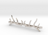 Elk Antler Tie Clip Double 3d printed 