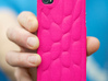 Personalised 3D Smart Phone Art Case. 3d printed Hot Pink!