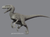 Dinosaur Raptor 25 cm Running V1 3d printed 